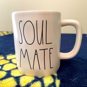 BNWT Rae Dunn White SOUL MATE Mug